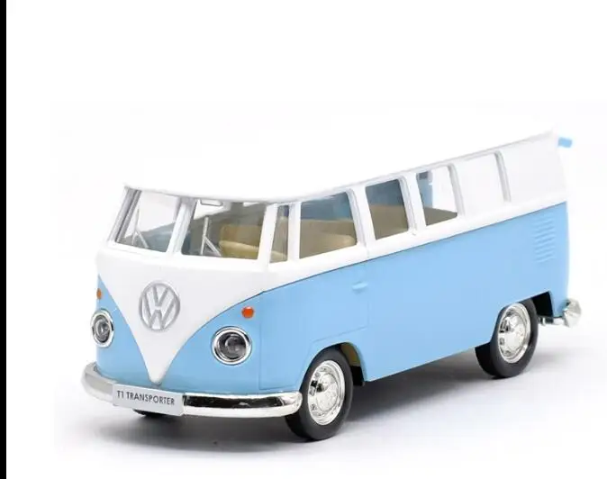 2019 в коробке модели автомобилей из сплава автобусы vw матовая модель автомобиля