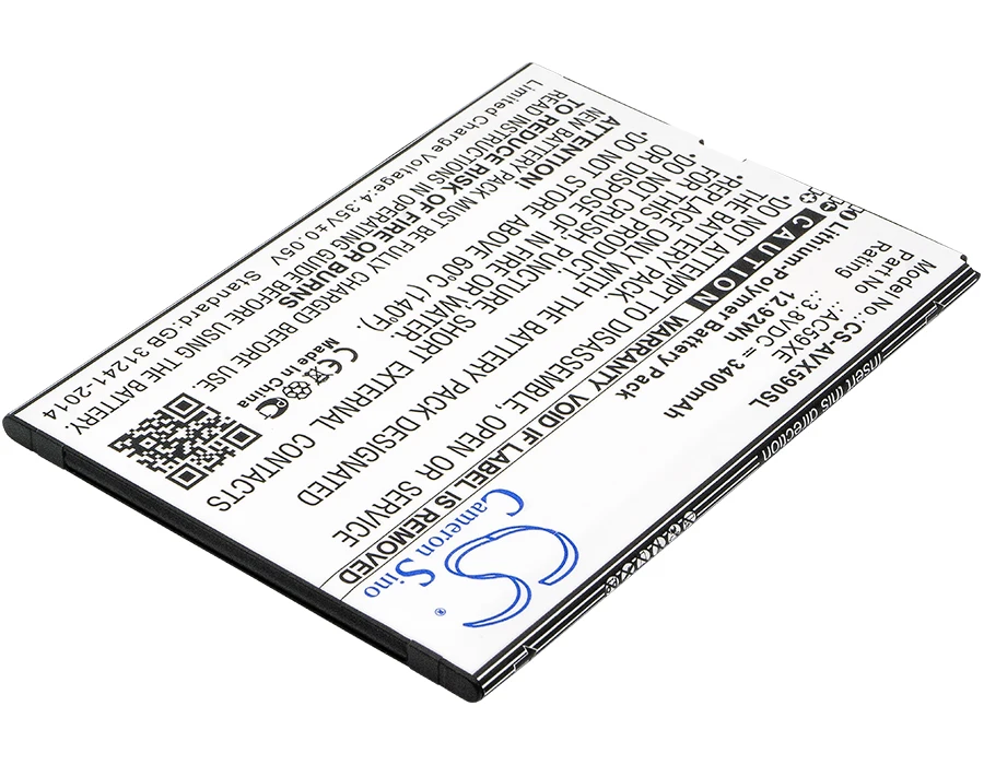 Cameron Sino 3400 мАч аккумулятор AC59XE для Archos 59 Xenon P336688 | Мобильные телефоны и аксессуары