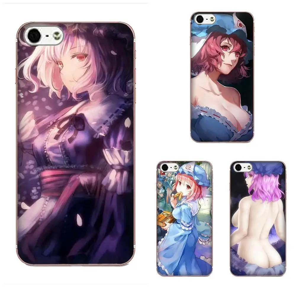 Мягкий ТПУ чехол Touhou Project Saigyouji Yuyuko для Galaxy A3 A5 A7 On5 On7 2015 2016 2017 Grand Alpha G850 Core2 Prime S2