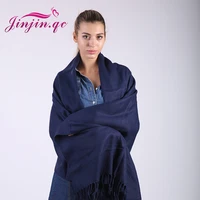 jinjin qc 2019 new fashion winter solid tassel scarves and wraps female fashion warm cozy soft cotton scarf