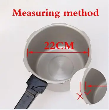 inner size 22 cm 18 20 22 24 26 32 см скороварка s белая силиконовая резиновая прокладка уплотнительное кольцо скороварка уплотнительное кольцо кухонные инструменты для приготовления пищи - Цвет: inner size 22 cm