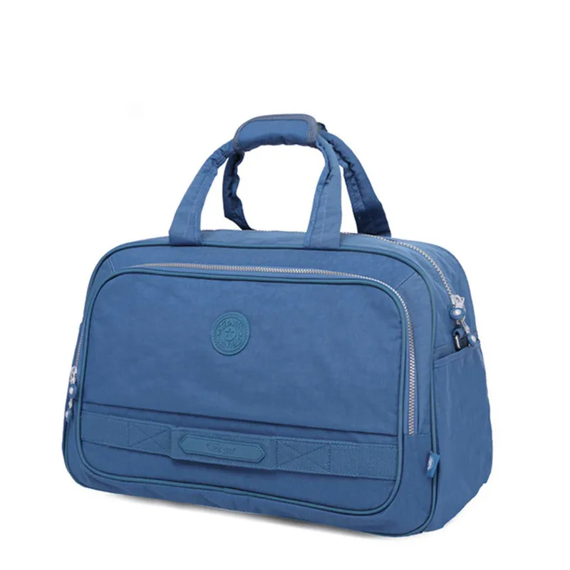 Light Blue TEGAOTE бренд дорожные сумки водонепроницаемые большой ёмкость ручной чемодан дорожная сумка модные женские туфли путешествие на выходные вещевой мешок сумки - Цвет: Light Blue