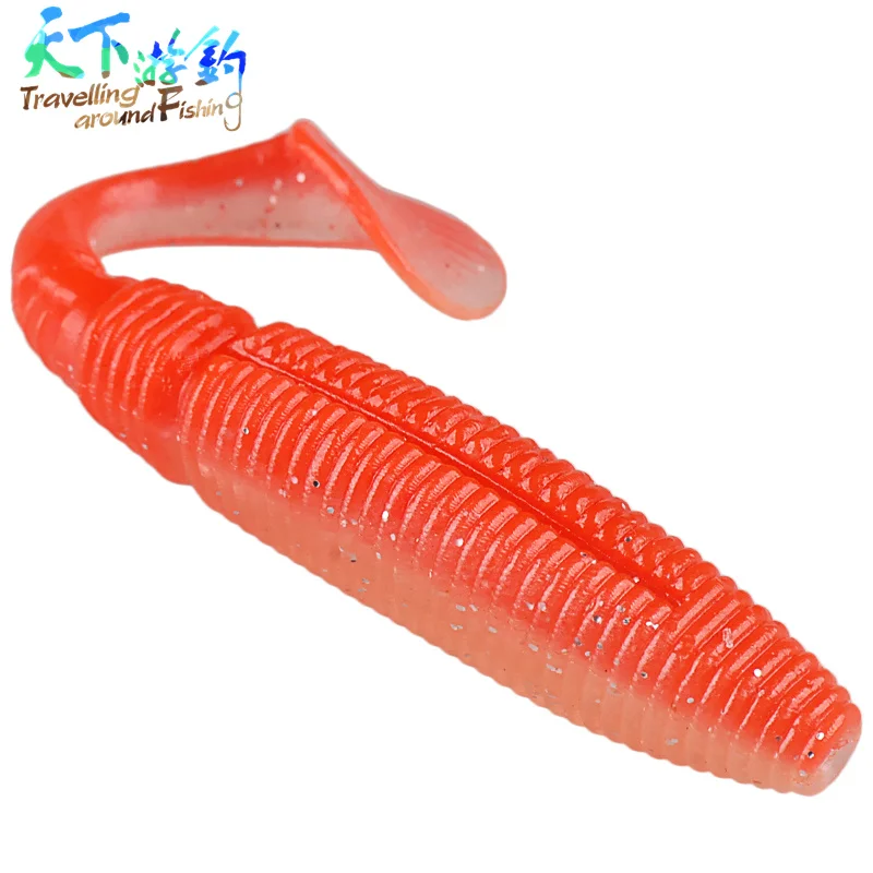 Рыболовная приманка с Т образным хвостом 5 цветов 95 мм 8 г|fishing lure|tail lureleurre peche |