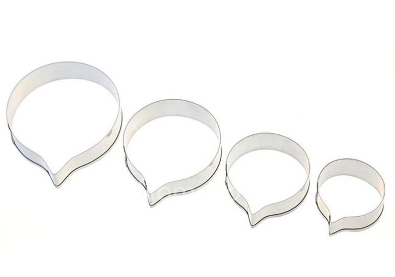 HOMEHOW 4 шт./лот большая форма для изготовления тортов и цветов кондитерских изделий