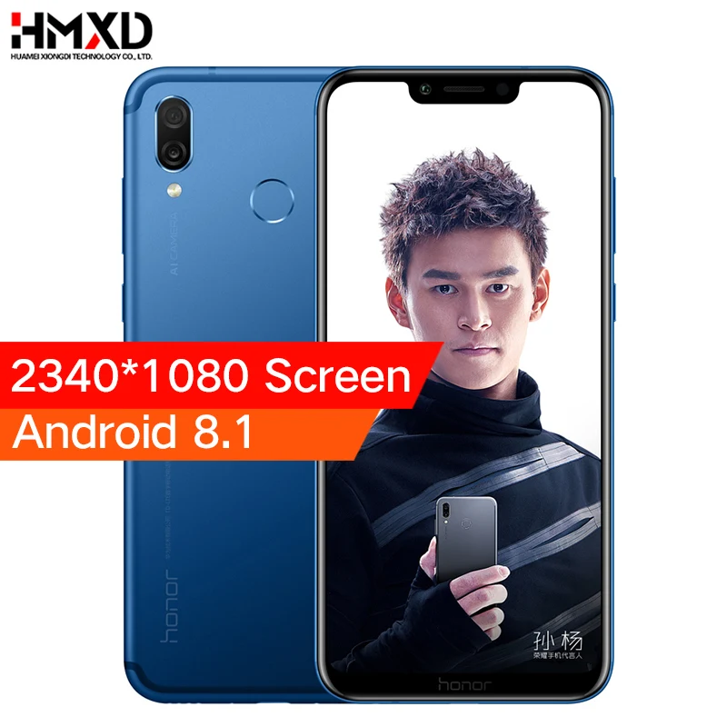 Мобильный телефон с глобальной ПЗУ Honor Play 6 3 дюйма 4 Гб ГБ ОЗУ 64 128 Восьмиядерный