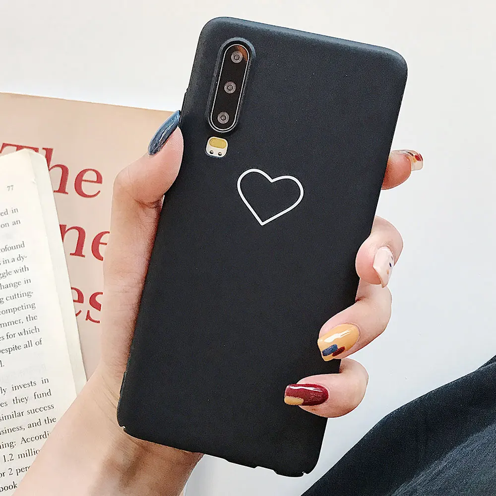 KISSCASE чехол для телефона huawei P Smart 2019 P10 P20 P30 Pro Honor 9 10 Lite Y7 Y9 Любовь Сердце жесткая