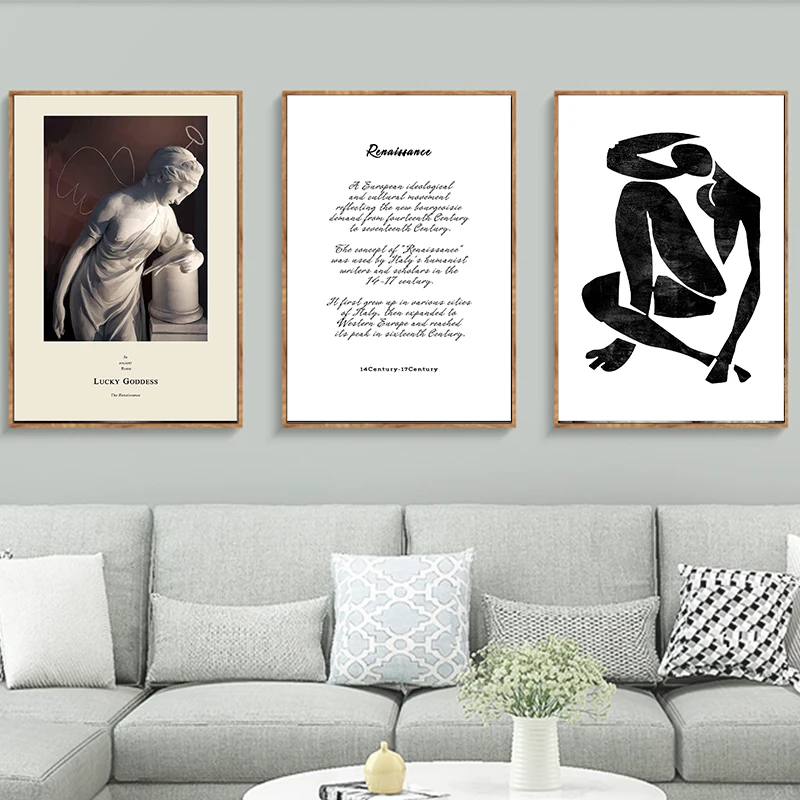 Ренессанс леди удачи Матисс римская архитектура холст картины Винтаж крафт