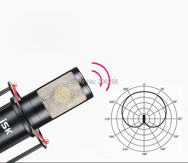 Новый оригинальный конденсаторный микрофон ISK S600 записывающий 25 мм с большой