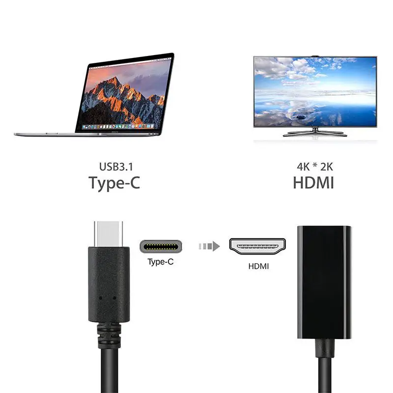 Кабель EastVita USB C с разъемом типа и HDMI для Samsung S9 S8 Note 8 Macbook r20|Кабели HDMI| |