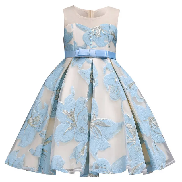 Vestidos Infantil Toddler Girls Dress 2019 Summer Children Elegant Princess Kids Dresses For Birthday Party | Детская одежда и