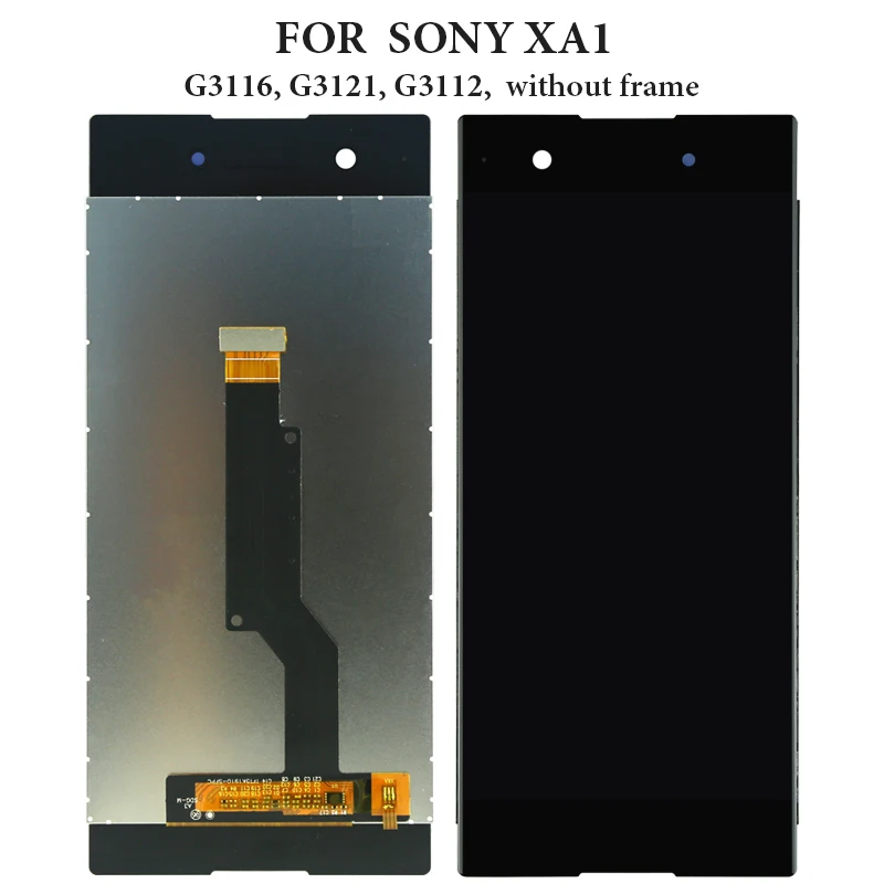 ЖК дисплей с сенсорным экраном и рамкой в сборе для Sony Xperia XA1 LCD G3116 G3121 G3112|Экраны
