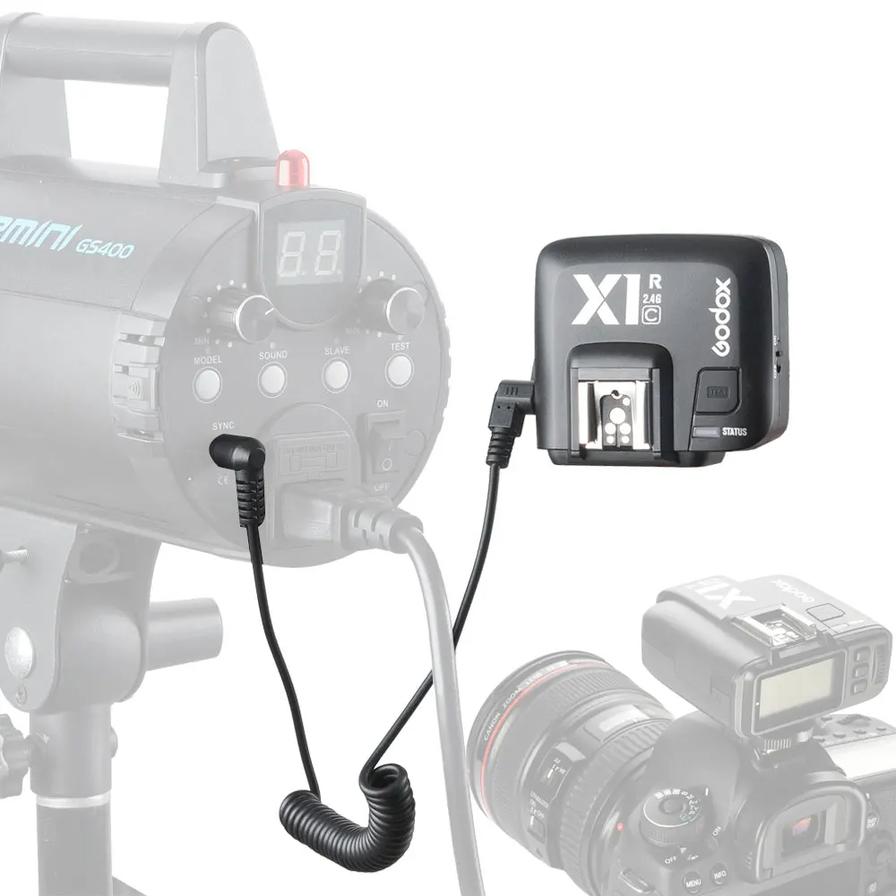 Беспроводной ресивер Godox совместимый с фотоаппаратами серии Canon Nikon Sony поддержкой