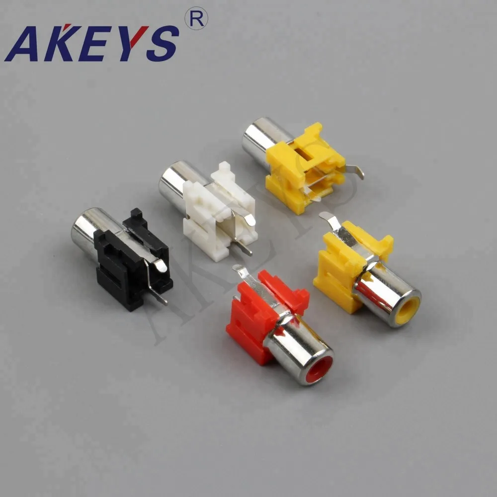 20PCS AV1-8.4-6 Audio Video AV Concentric 1 Female RCA Socket Jack Connector | Обустройство дома