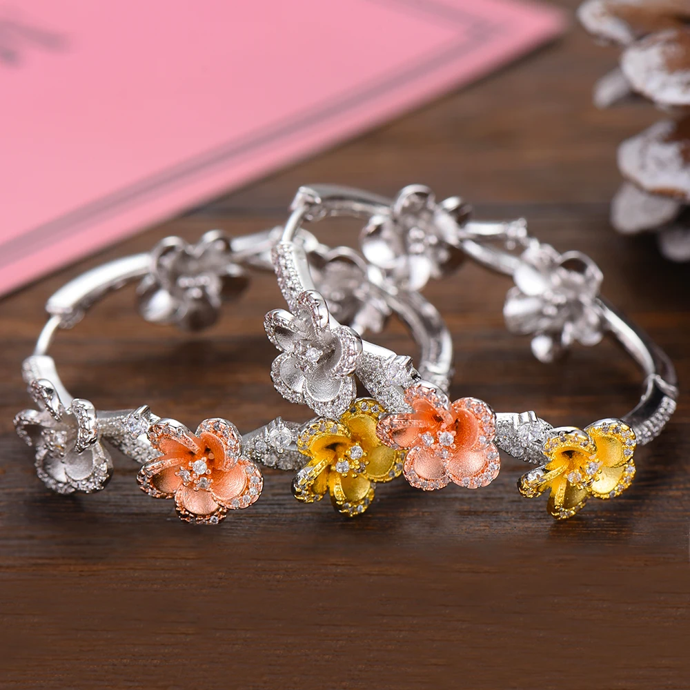 missvikki New Women Summer Holiday Hoop Earrings Best Gift for Lover Sister Bridal Wedding Engagement Anniversary Jewelry | Украшения и