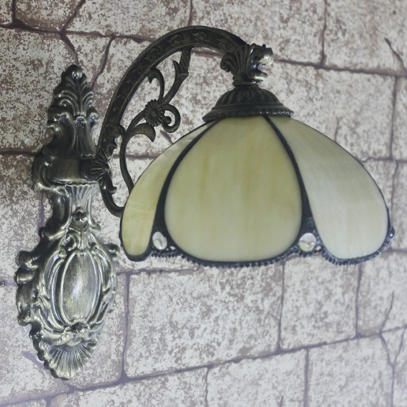 Европейский настенный светильник зеркальный для спальни балкона ресторана