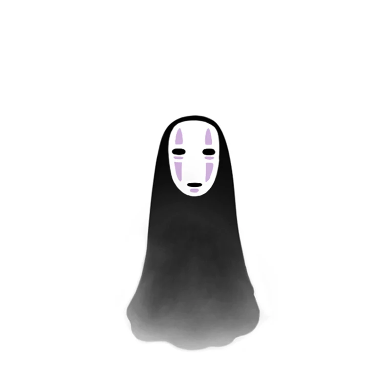 Унесенные призраками Sen to Chihiro no Kamikakushi Kaonashi No-Face Косплей тату наклейка XR046 - Цвет: XR046
