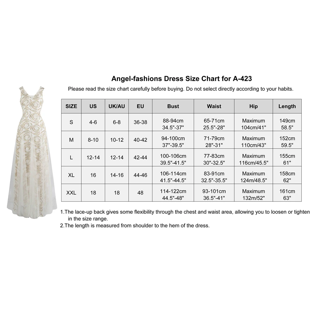 Angel-Fashion женские платья для выпускного вечера Длинные трапециевидные вечерние платья с цветочной вышивкой 423