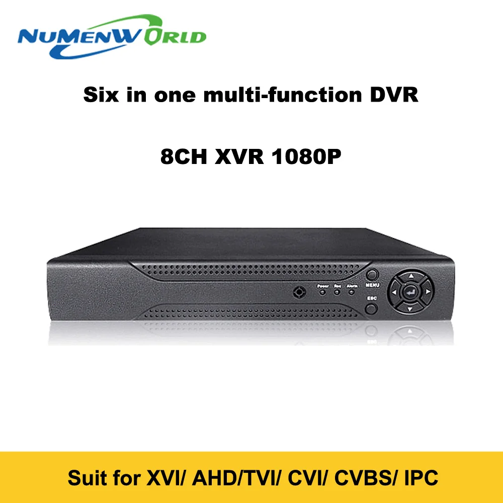 Видеорегистратор 8 каналов XVI/AHD DVR HD 1080P H.264 + камера видеонаблюдения Onvif сеть IP NVR