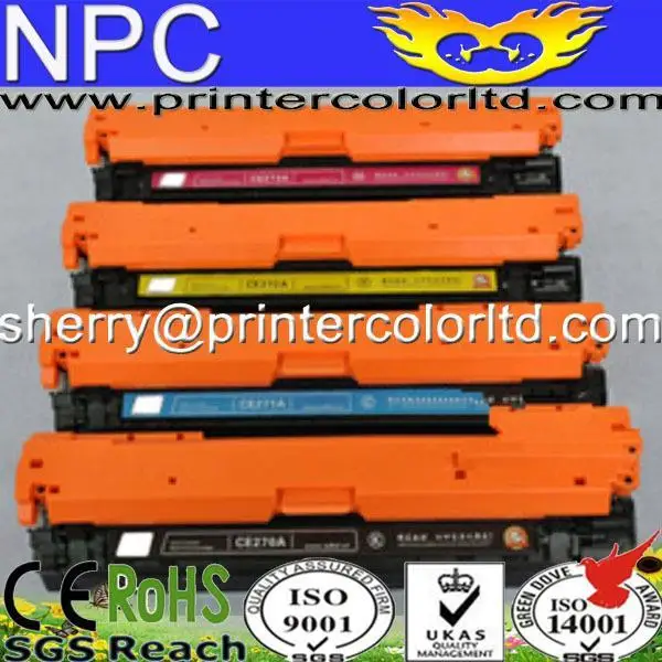 Новый совместимый с тонером принтера картридж CE270A CE271A CE272A CE273A 13500p/15000p для HP &