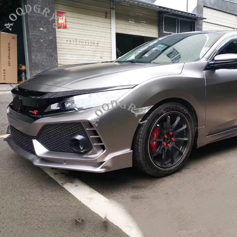 Неокрашенная модификация автомобиля обновление TYPER стиль конверсионный комплект кузова для Honda 10th Gen Civic 4DR SEDAN- автомобильный Стайлинг