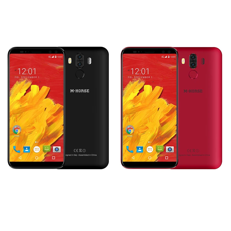 M Horse Pure 3 18:9 "5 7 HD + мобильный телефон Android 1 Octa Core 4G B 6 MTK6763 13MP Quad камеры отпечатков