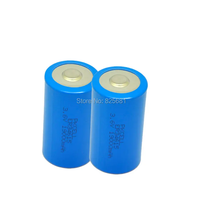 4 шт. 34615 ER34615 Batteria 3,6 V 19000 мАч D Размеры LiSOCl2 19A Батарея