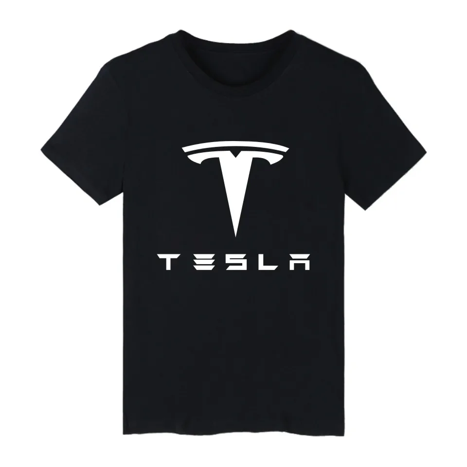 Tesla Motors мужские футболки Летние Забавные с коротким рукавом и Футболка мужская