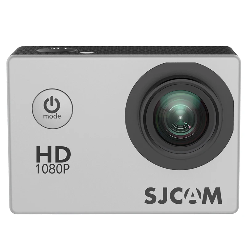 Оригинальная основная Экшн-камера SJCAM SJ4000, водонепроницаемая камера на шлем 1080P HD 2,", Спортивная камера, Автомобильный регистратор DVR - Цвет: Серебристый