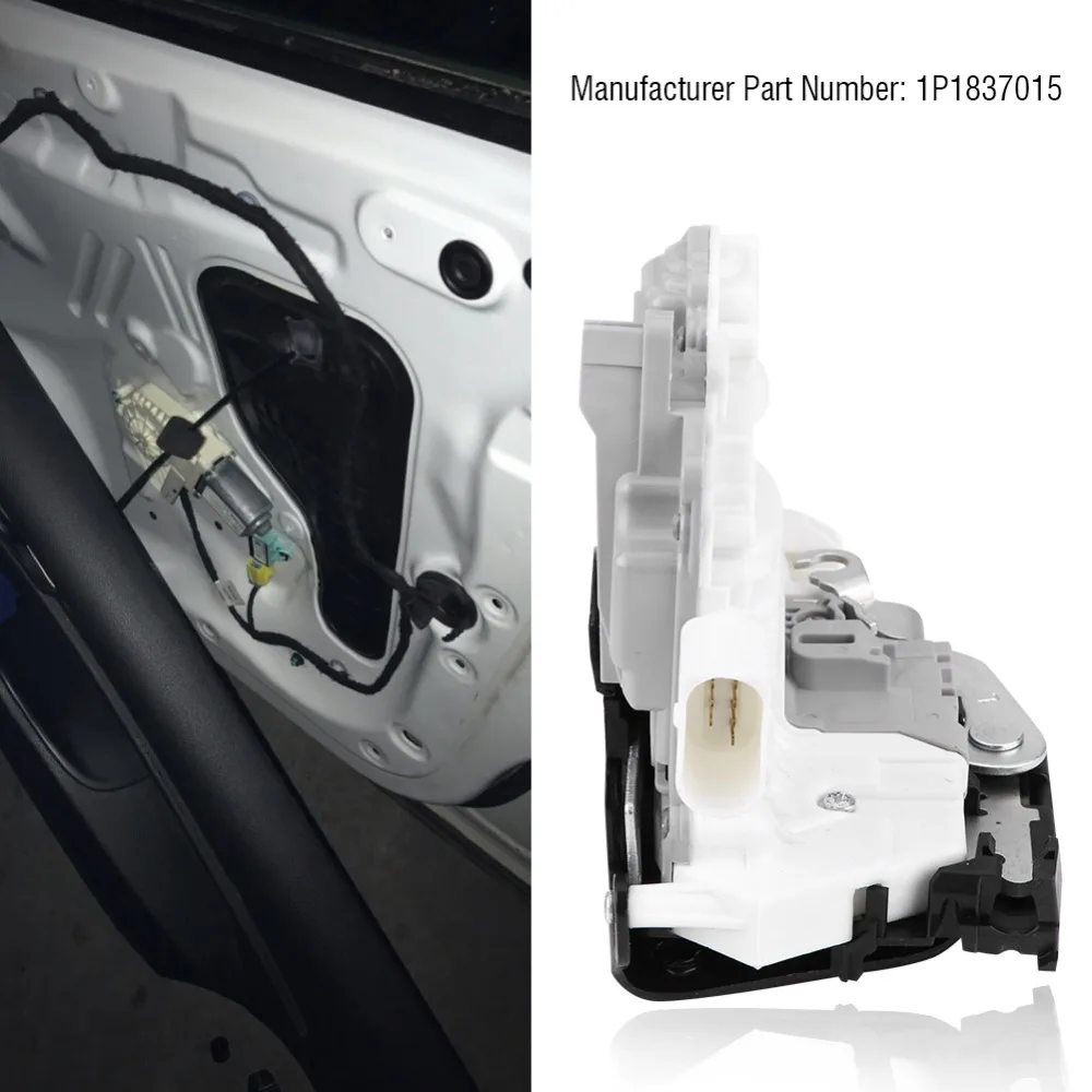 1P1837015 левая дверная защелка в сборе привод дверного замка для Seat Altea Leon Toledo MK