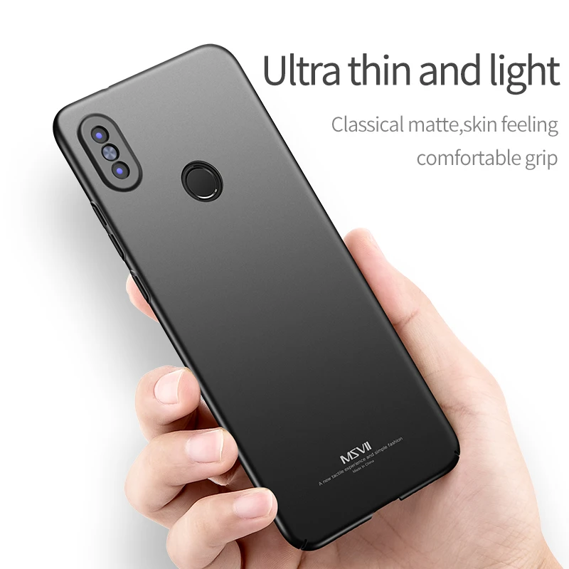 Чехол для xiaomi Redmi note 5 pro Жесткий MSVII из поликарбоната телефона 7 6 4 4X 5A prime чехол