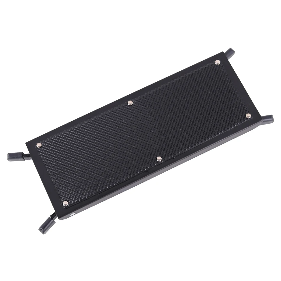 Foldable Guitar Anti-Slip Foot Rest Stool Pedal 4 Adjustable Height Levels Black Accessories Parts | Спорт и развлечения