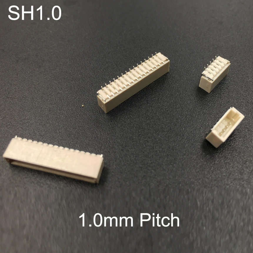 SH1.0 1 0 мм шаг 2P 3P 4P 5P 6P 7P 8P 9P 10P контакты Однорядный горизонтальный патч SMD SMT