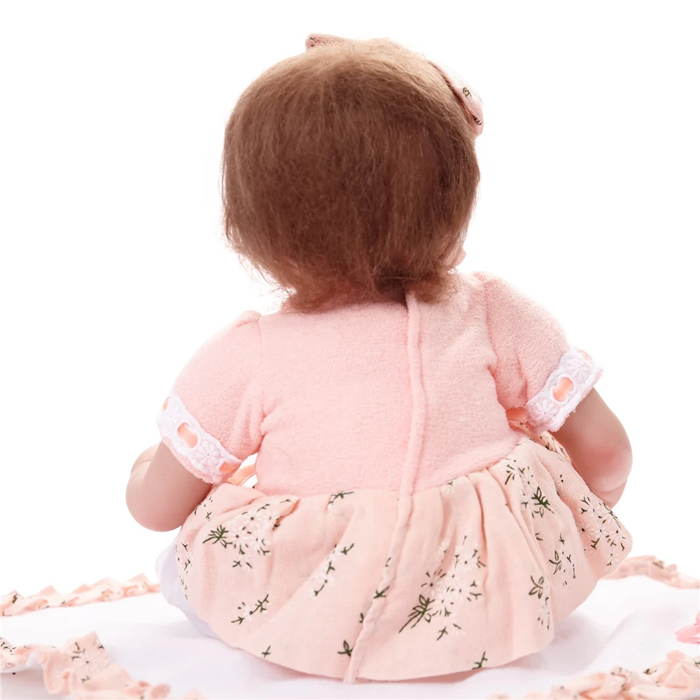 Новый дизайн Alive Babies Dolls Reborn 18 дюймов Boneca Мягкая силиконовая Детская кукла игрушка