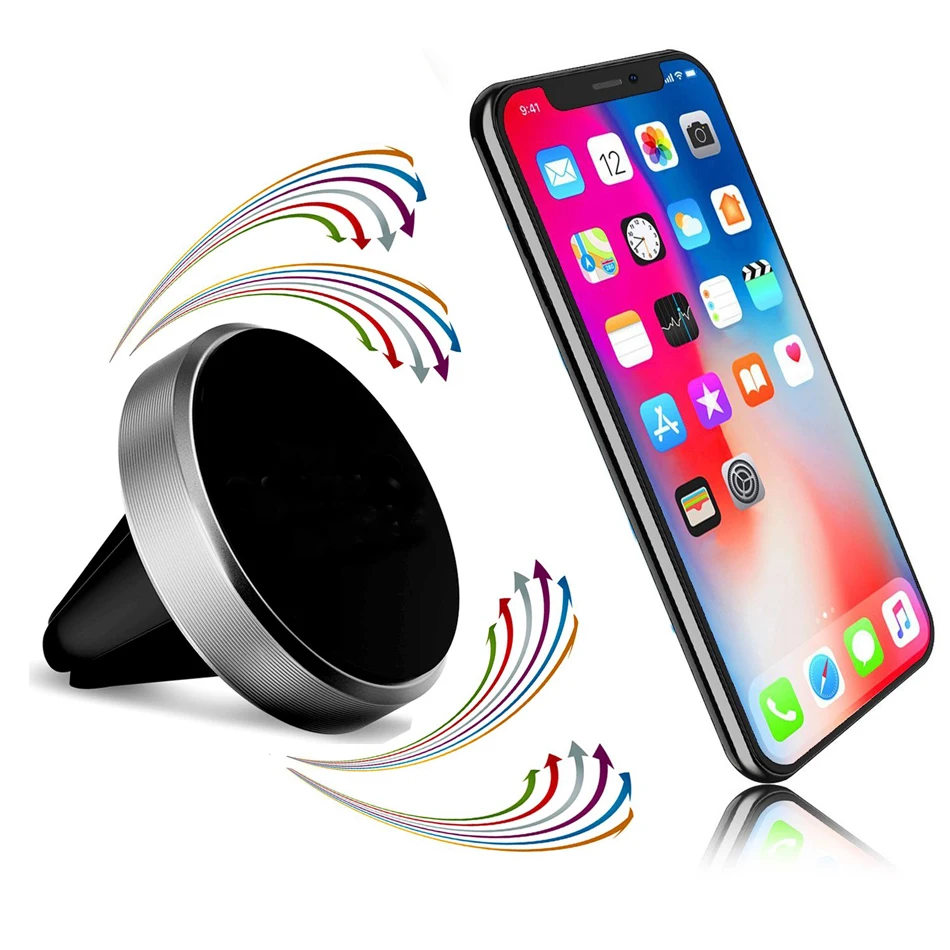 JKING Magnetic Phone Holder for Huawei Car GPS Air Vent Mount Magnet Cell Stand iPhone 7 Samsung | Мобильные телефоны и