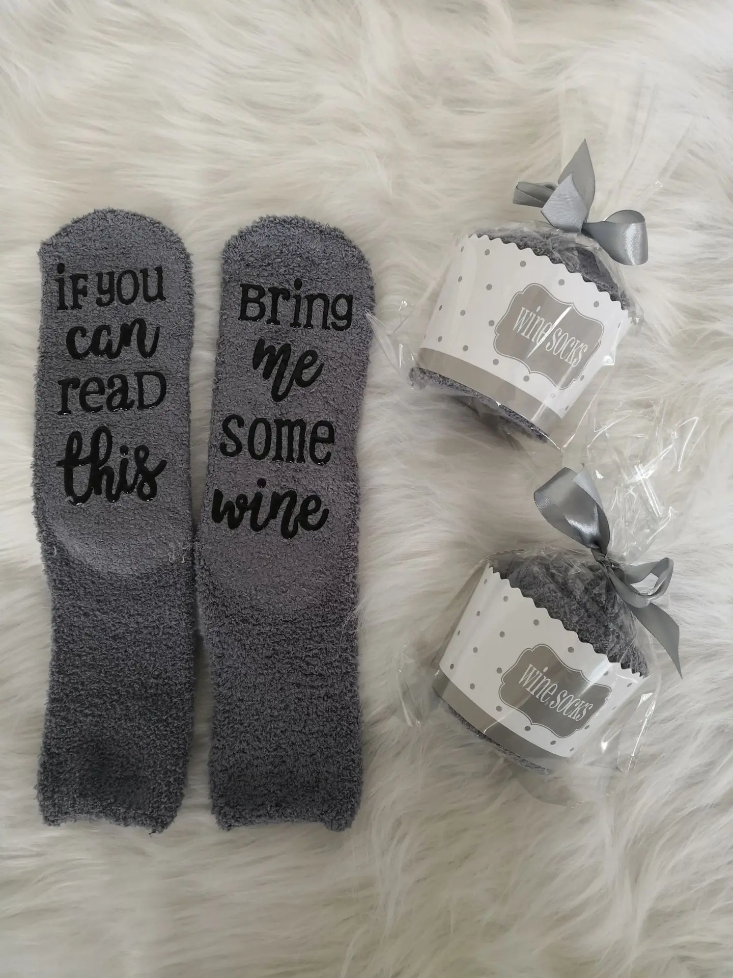 Если вы можете прочесть это, Bring Me Wine/Подарочная коробка для кофе, носки для женщин, Осень-зима, теплые плотные носки для девушек, теплые носки