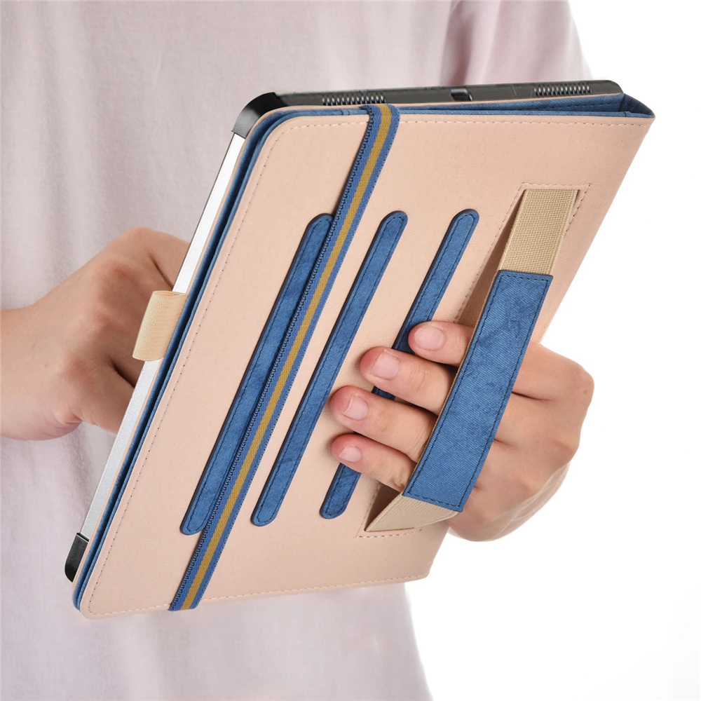 Чехол Kemile для iPad Pro 11 кожаный смарт чехол с подставкой и зарядкой карандашей