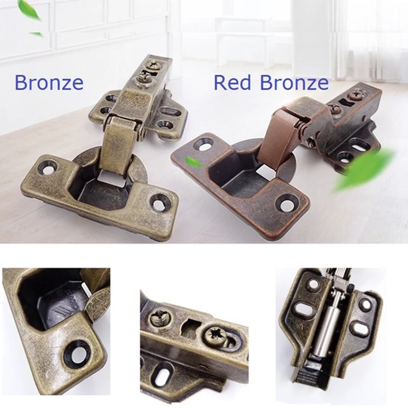 4 шт./лот античный старинный сокрытие мягкий закрыть шарнир гидравлический с