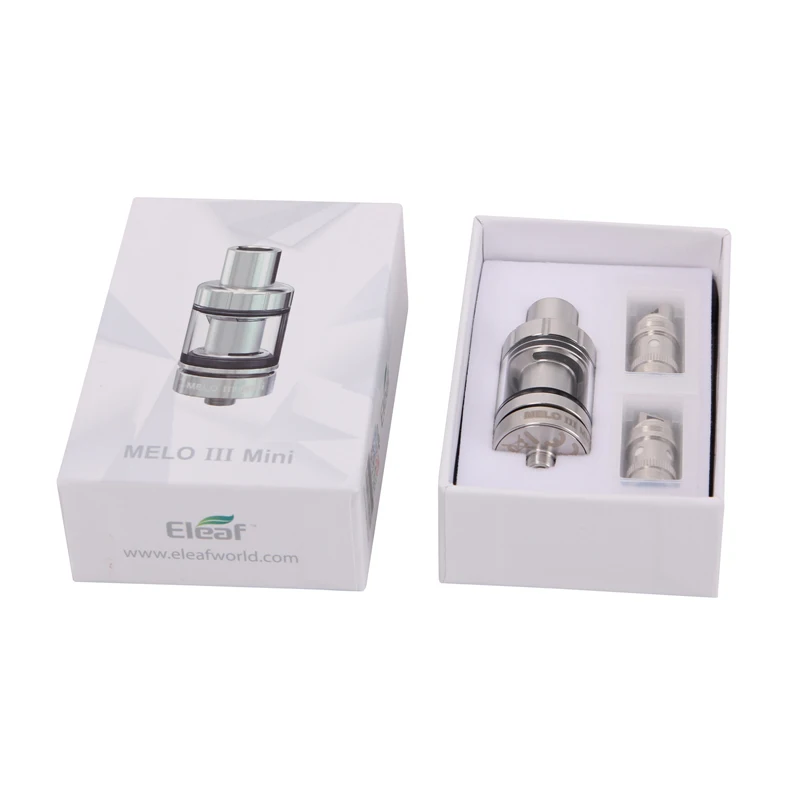 Original Eleaf Melo 3 atomizer 4ml &amp III Mini tank 2ml detachable structure top filling for iStick pico mod by | Электроника
