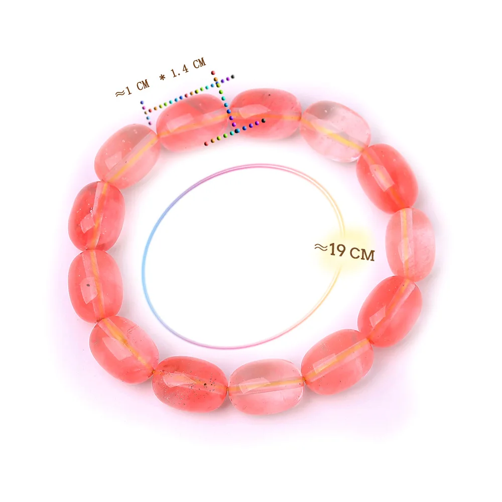 Женский браслет со стразами YUMTEN из натуральной розы с подвеской в виде ведра