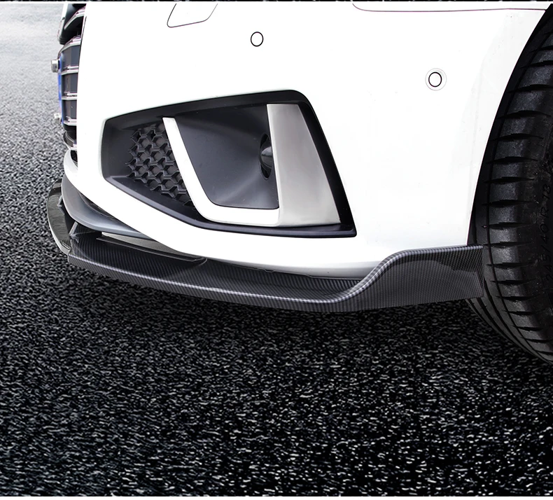 Карбоновая передняя губа для Audi A4 S4 B8.5(2013-) Facelifed Z стиль углеродного волокна/FRP переднего бампера губ(только подходит S4 бампер) Комплект кузова