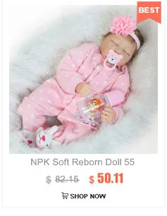 23 ''Реалистичного Bebes Reborn Baby куклы белая кожа младенцев кукла полное виниловое тело реалистичные девушка модель куклы для малышей игрушки детские подарки