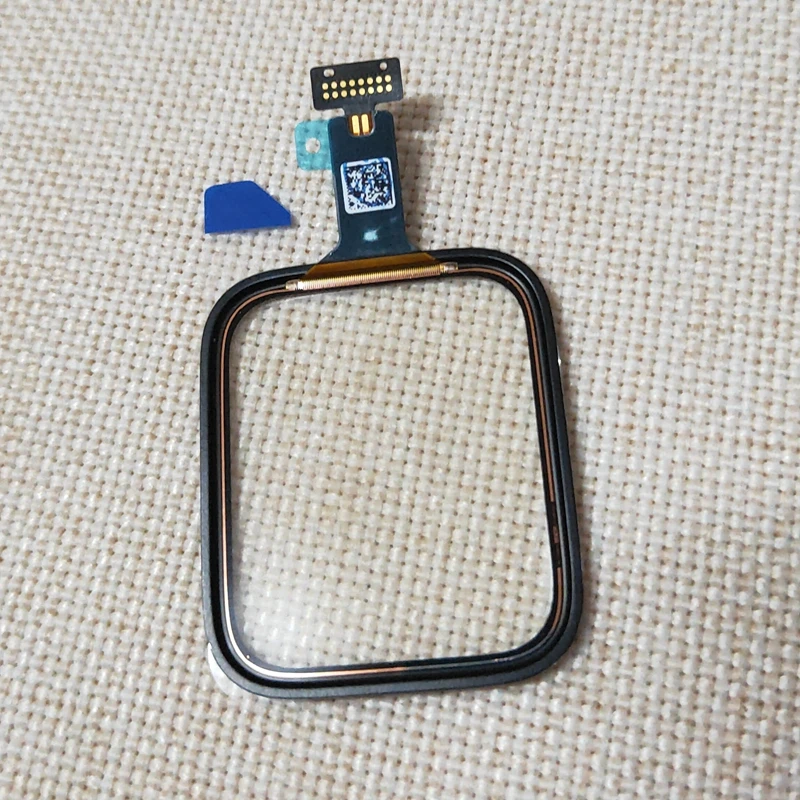 1cs датчик для Apple Watch серии 4/5 Gen 40 мм 44 мм сенсорный экран дигитайзер lcd Внешняя запасная Передняя стеклянная панель Часть