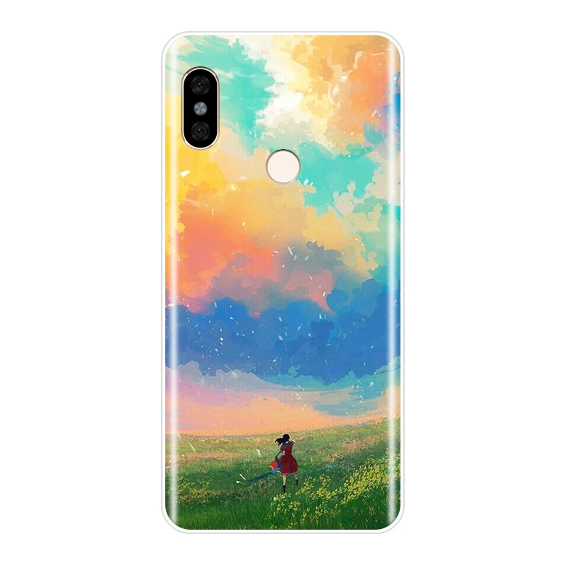 Мультяшный чехол для телефона Pocophone F1 Xiaomi Redmi S2 6A 5 Plus 4A Мягкая силиконовая задняя