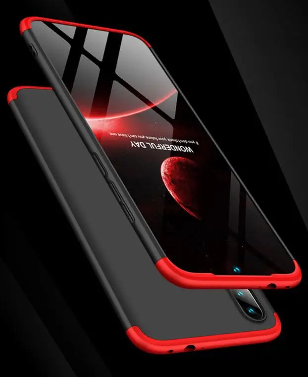 Новый чехол для Xiaomi Redmi Note 7 pro Чехол 3 в 1 дизайн 360 полная защита Fundas | Мобильные