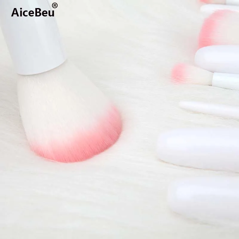 AiceBeu 12 шт. набор кистей для макияжа косметическая пудра основа Румяна Тени век