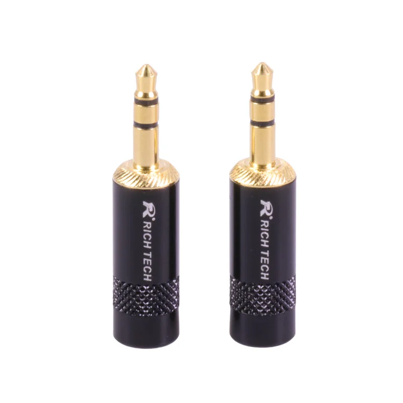 4 шт. Jack 3 5 полюса мм аудио Позолоченный разъем для наушников RCA разъемы jack стерео