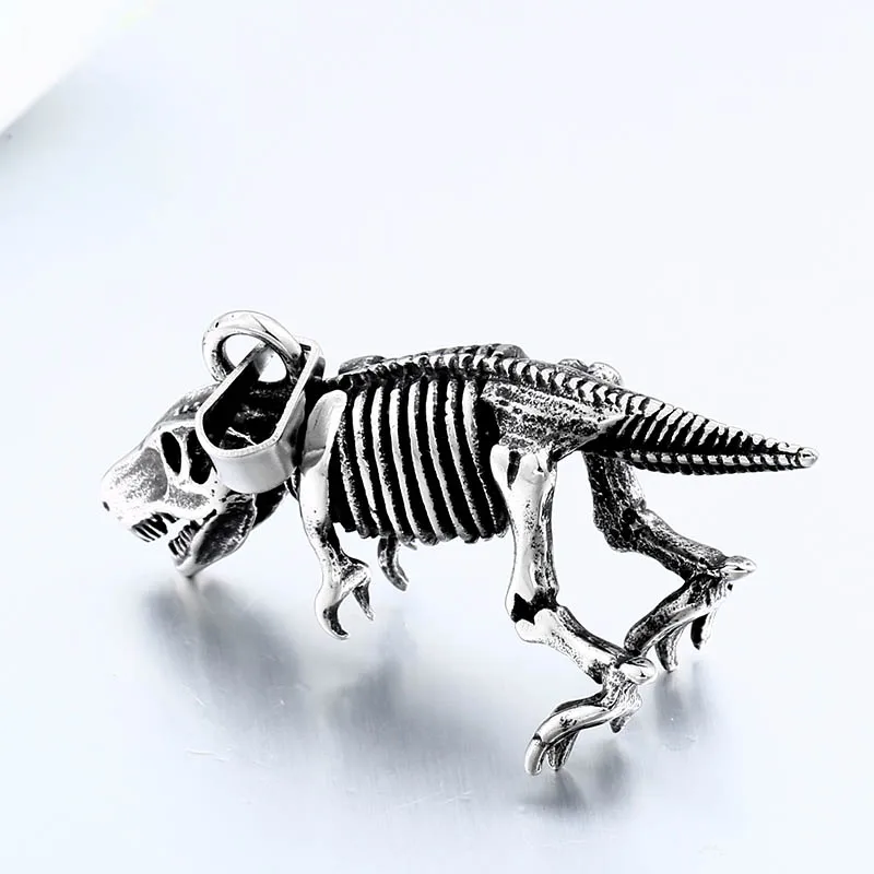 Beier 316L Stainless Steel Tyrannosaurus Necklace Pendant Prehistoric Dinosaur Men Fashion Jewelry Gift LLBP8-379P | Украшения и