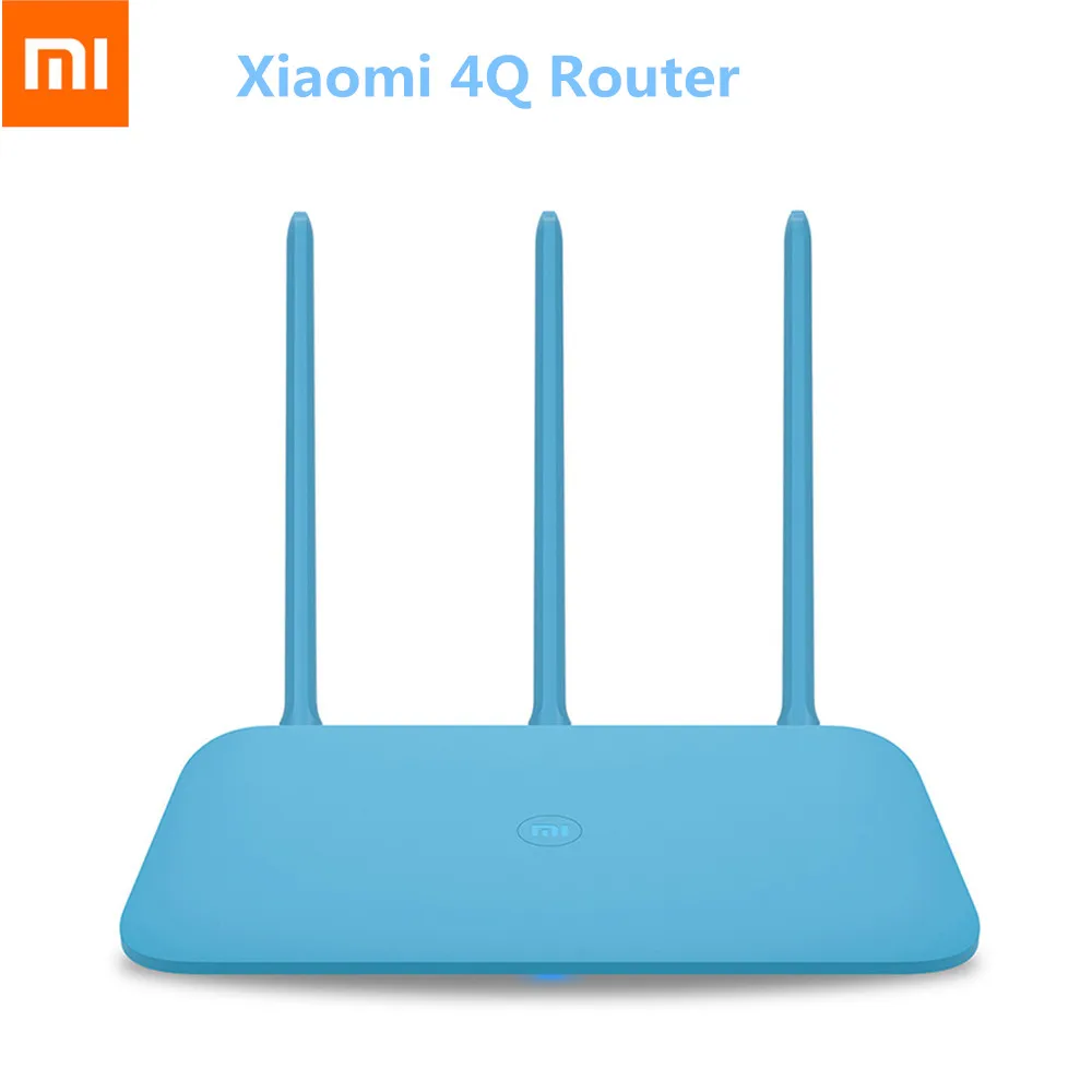 Беспроводной роутер Xiaomi Mi 4Q 2 4G 450 Мбит/с 3 антенны Wifi с одним широким покрытием MiNET