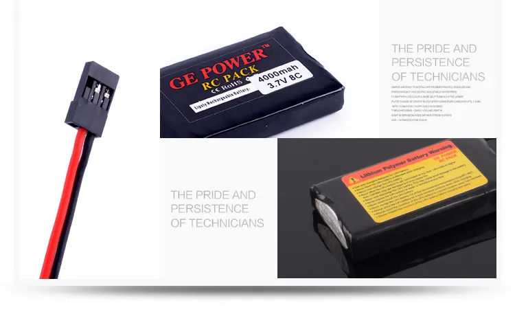 GE power Lipo батарея 3,7 V 4000mah 8C Li-Po батарея для передатчика Graupner Li-poly батарея оптом