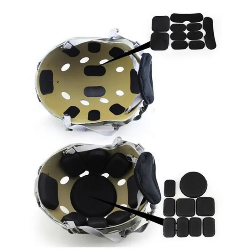 19 шт./компл. шлем колодки EVA нетоксичных Защитная Подушка Замена прокладки быстро